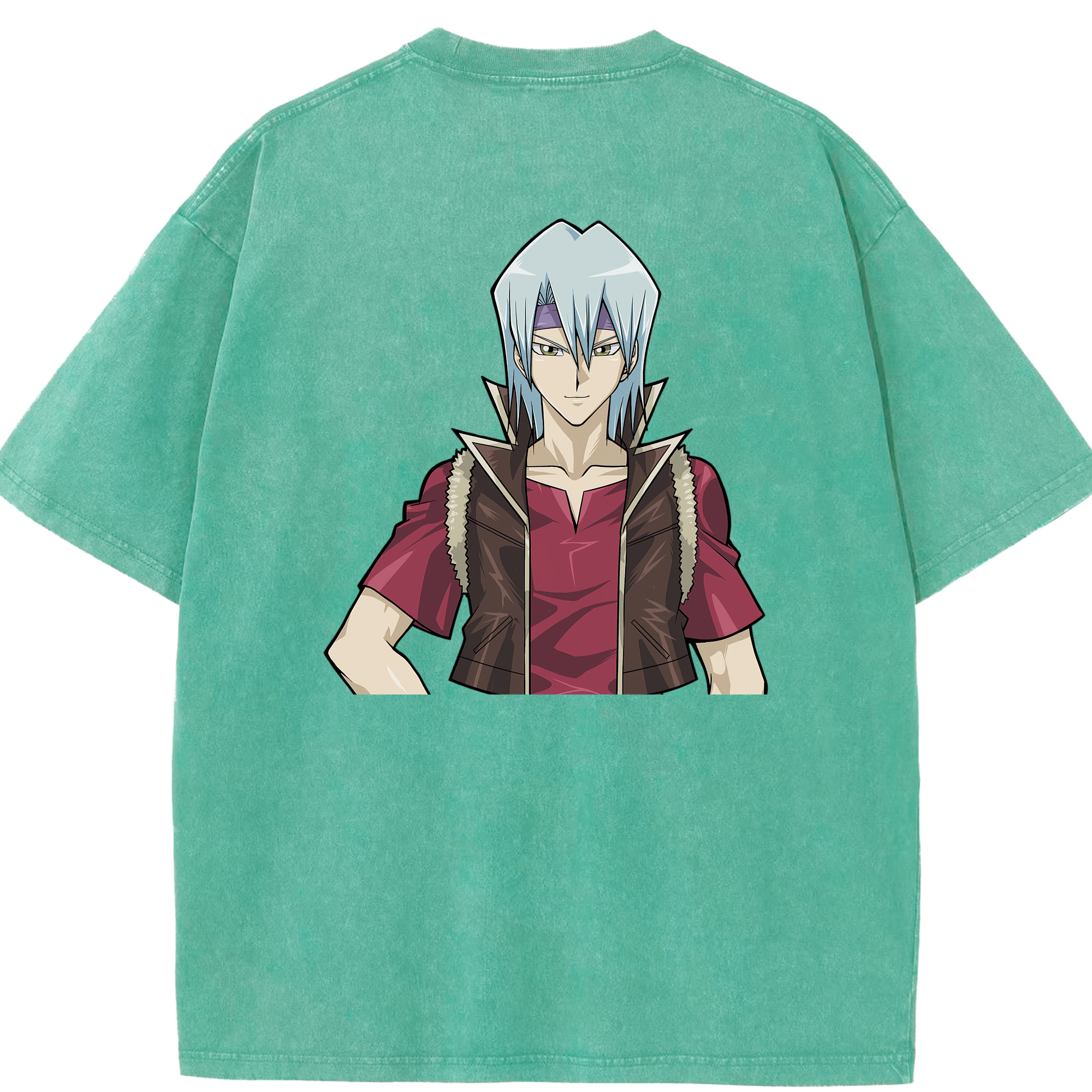（画像用） 遊☆戯☆王 Yu-Gi-Oh! 綿100% ヴィンテージ風 半袖Tシャツ（背面プリント）